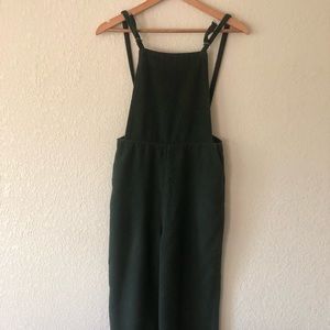 ASOS Dark Green Wool Overalls